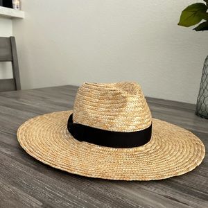 Lack of color Spencer wide brimmed fedora